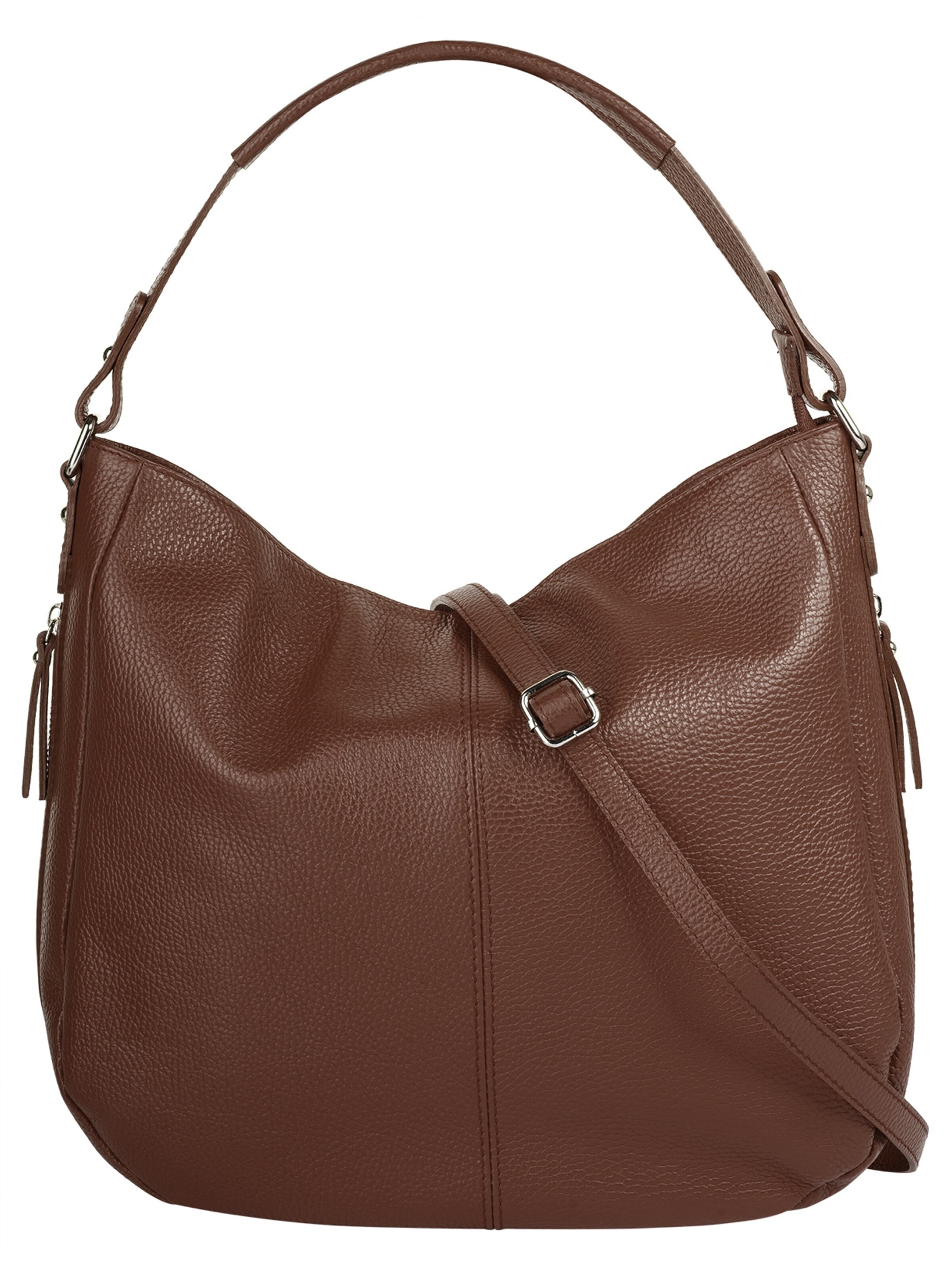 Cabas Cluty en marron : devant