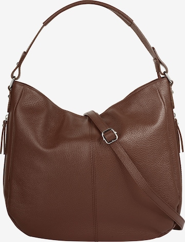 Cabas Cluty en marron : devant
