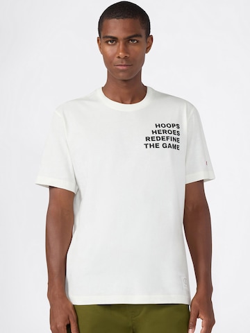 T-Shirt Champion Authentic Athletic Apparel en blanc : devant