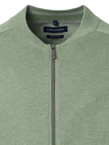 CASAMODA Knit Cardigan 'Basic' in Green