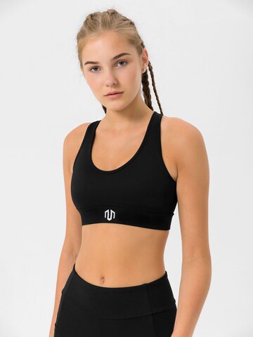 MOROTAI High Support Sport-BH 'KANSEI CHROME' in Schwarz