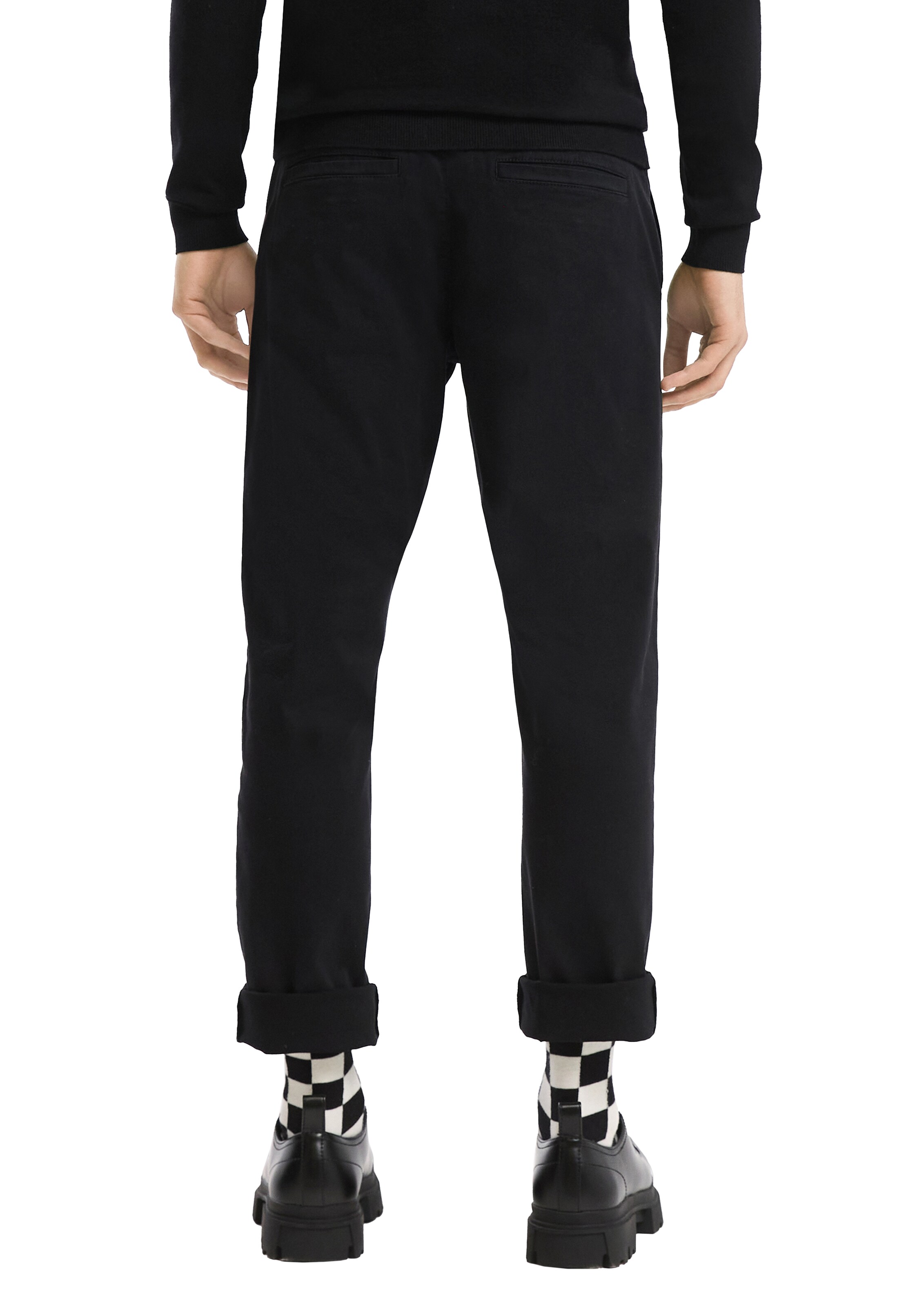 QS Slim fit Chino Pants in Black