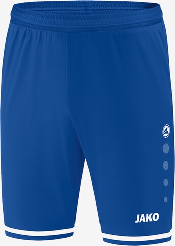 JAKO Regular Workout Pants 'Striker 2.0' in Blue: front