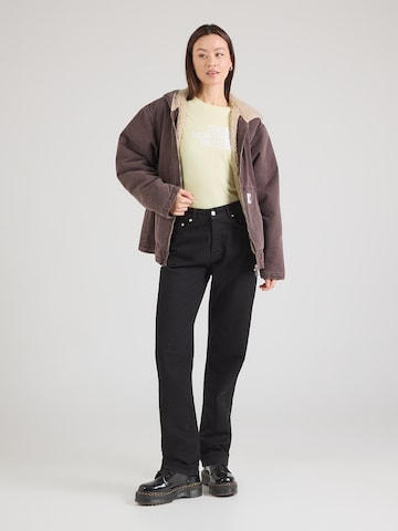 THE NORTH FACE Тениска 'EVOLUTION HALF DOME' в жълто