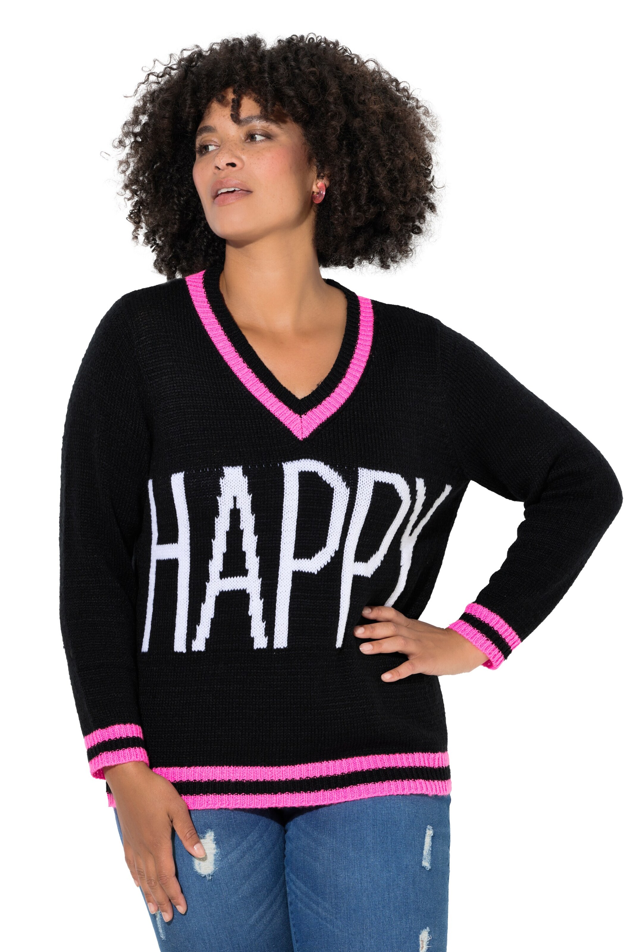 Angel of Style Trui in Zwart: voorkant