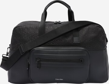 melns Calvin Klein Standarta Ceļojumu soma: no priekšpuses