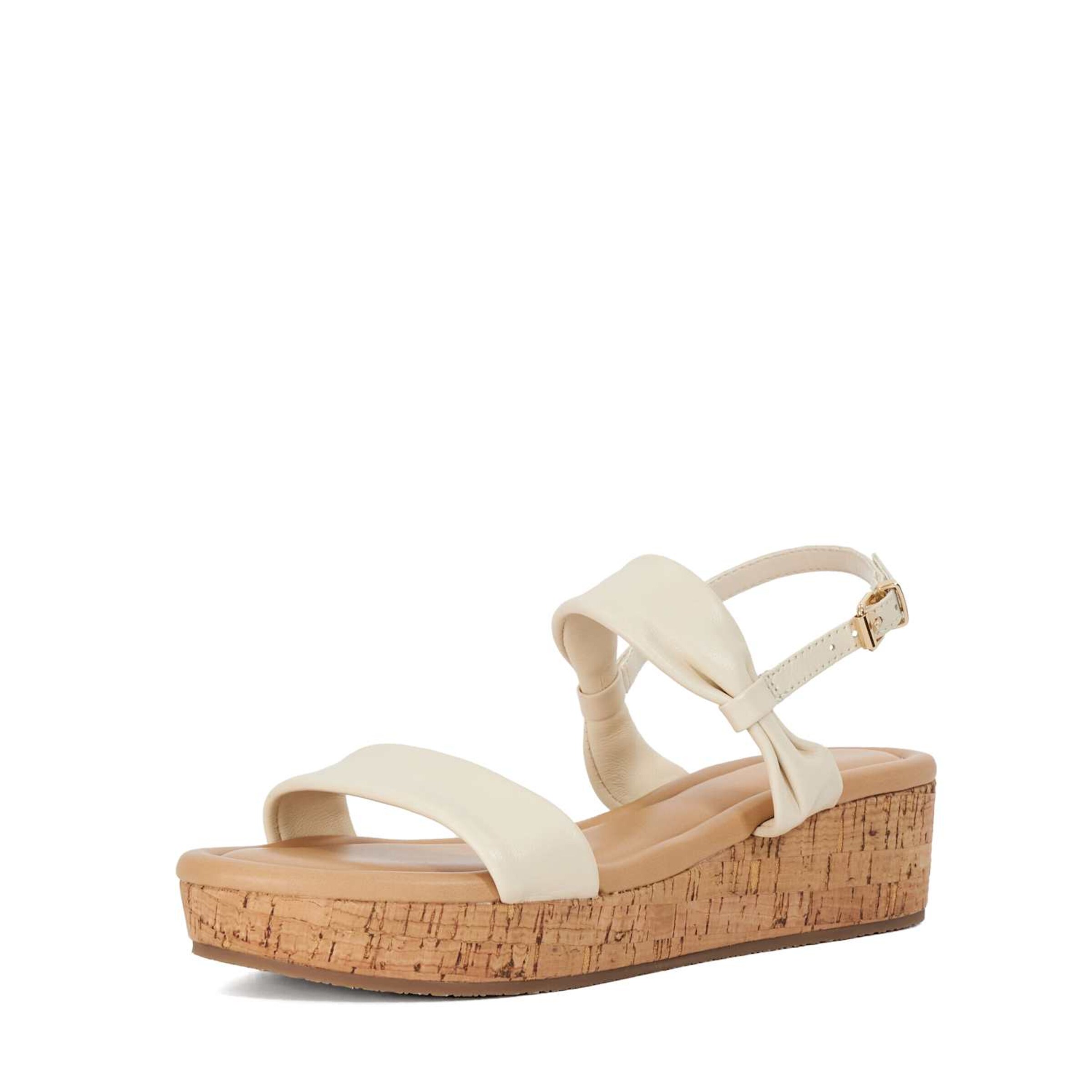 Dune LONDON Sandals 'Laliz' in Beige: front