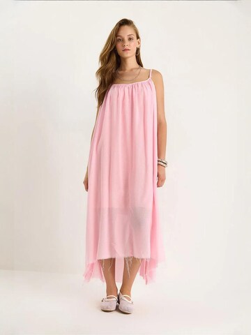 Bianco Lucci Summer Dress in Pink