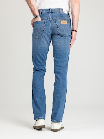 Slimfit Jeans 'TEXAS SLIM THE MARVERICK 112330696' di WRANGLER in blu