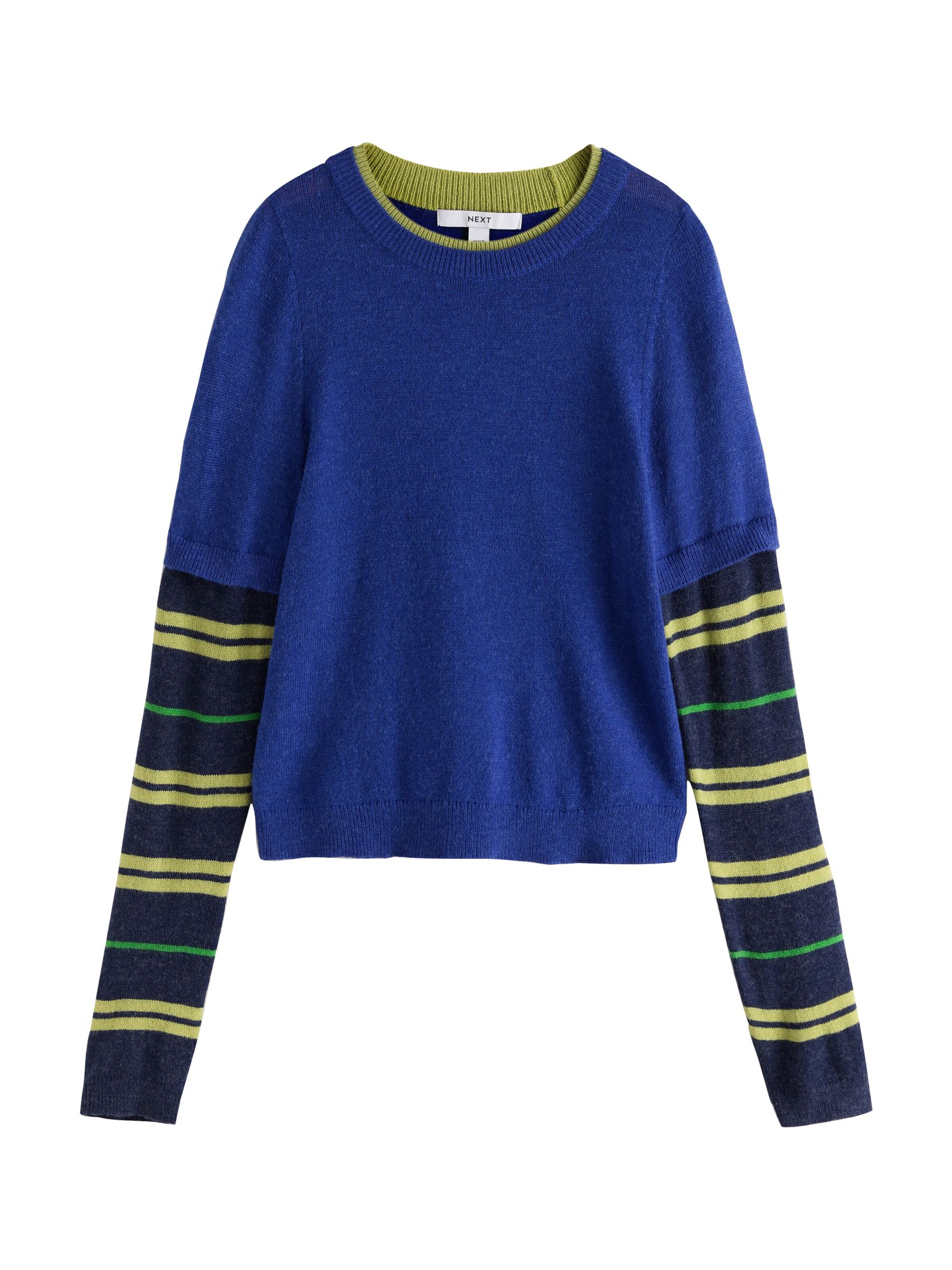 Next Trui in Blauw: voorkant