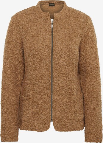Goldner Knit Cardigan in Brown: front