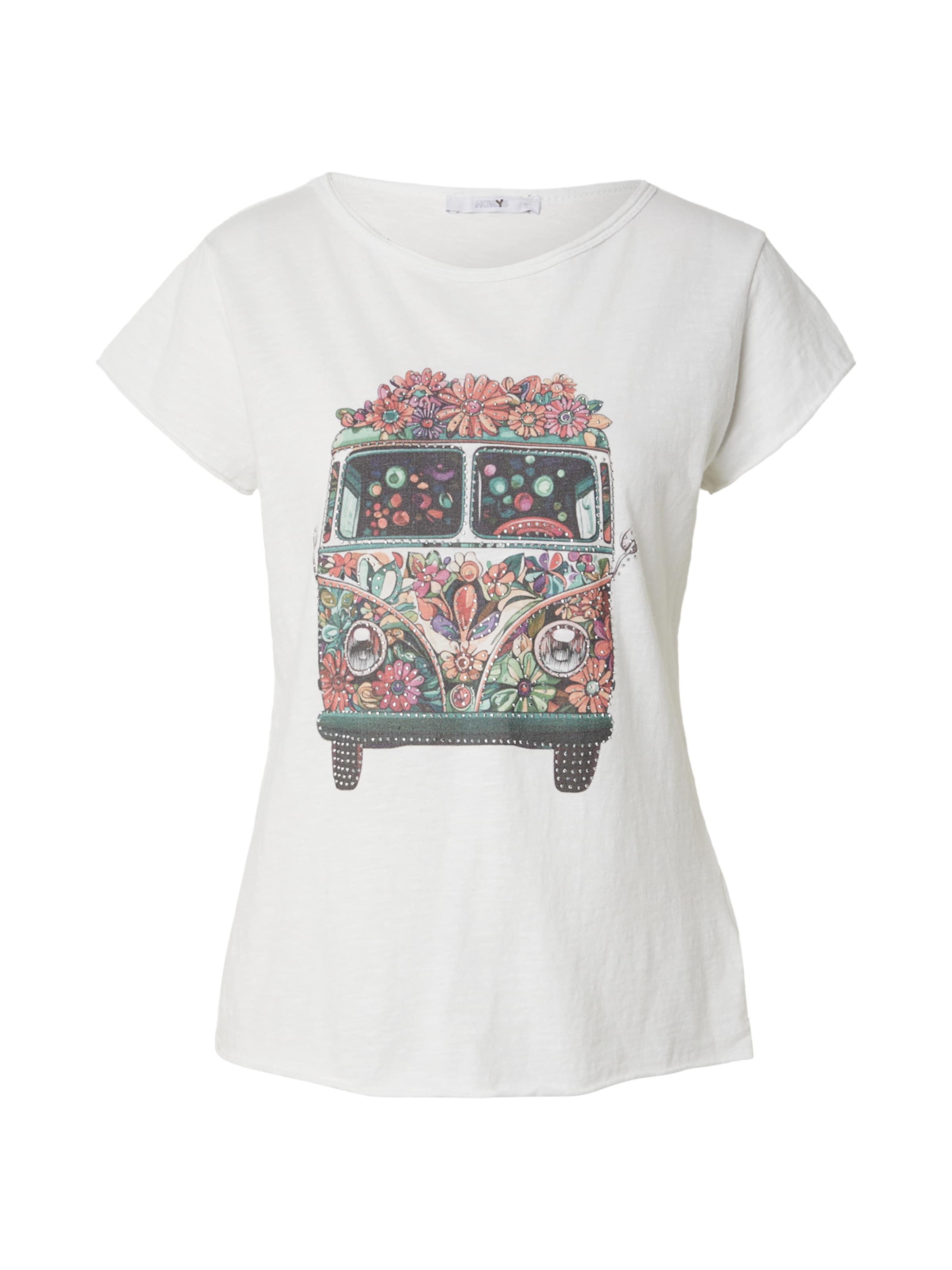 Hailys Shirt 'Sv44enja' in White: front