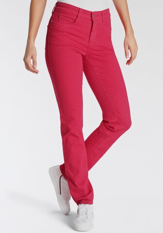 MAC Regular Jeans in Rot