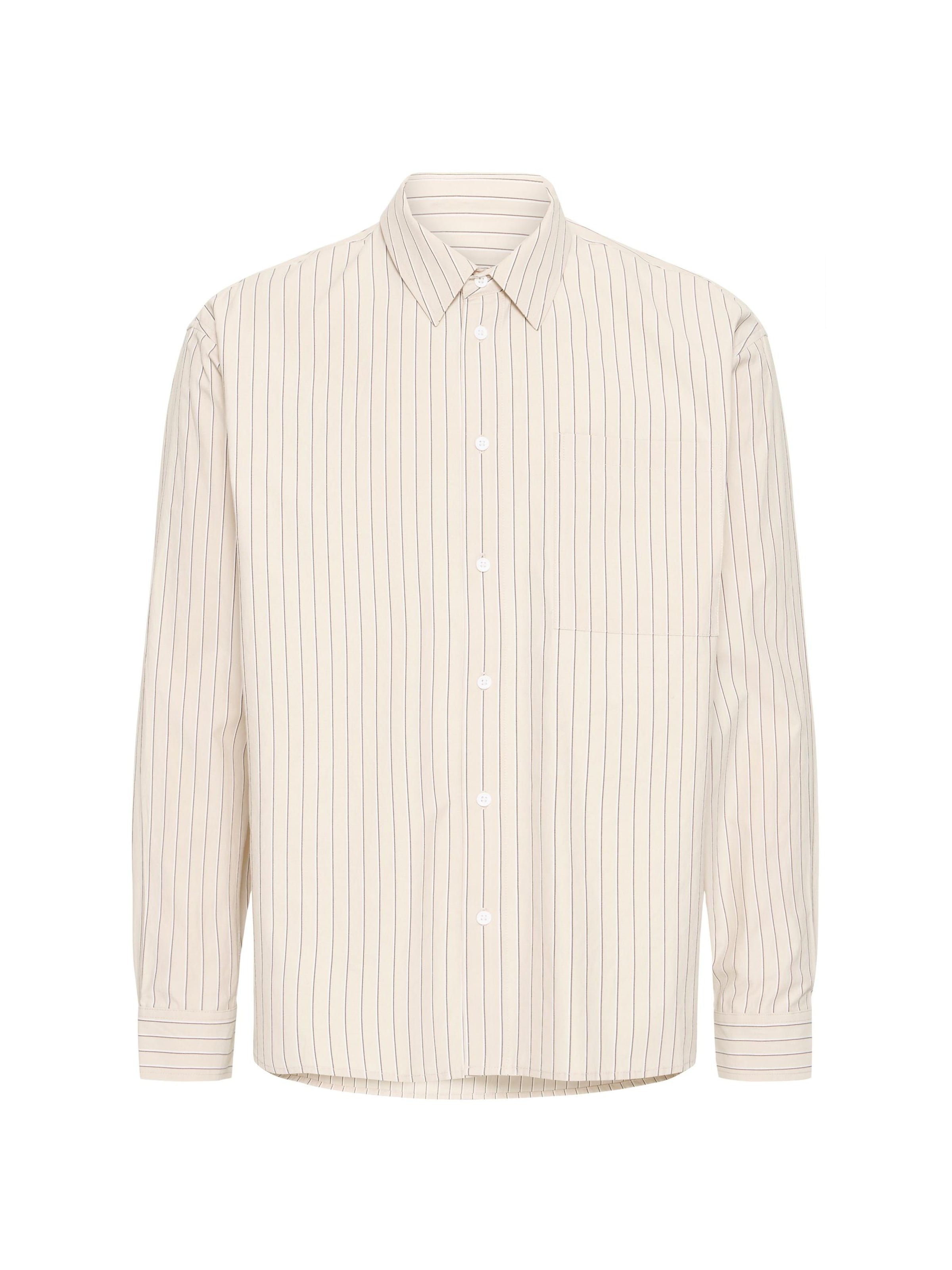 !Solid - Ajuste confortable Camisa 'SDTucker' en beige: frente