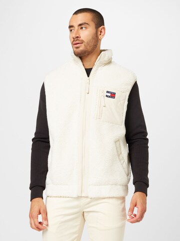 Tommy Jeans Vest in White: front