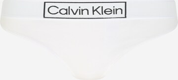 Calvin Klein Underwear Tanga 'Reimagine Heritage' – bílá: přední strana