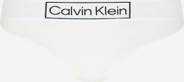 Calvin Klein Underwear Thong 'Reimagine Heritage' in White: front