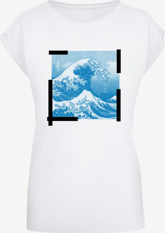 Maglietta 'APOH - Hokusai Tape' di Merchcode in bianco: frontale