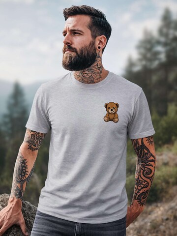 Neverless Shirt 'Teddy' in Grey
