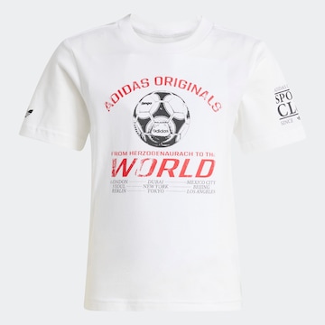ADIDAS ORIGINALS T-Shirt in Weiß: Vorderseite