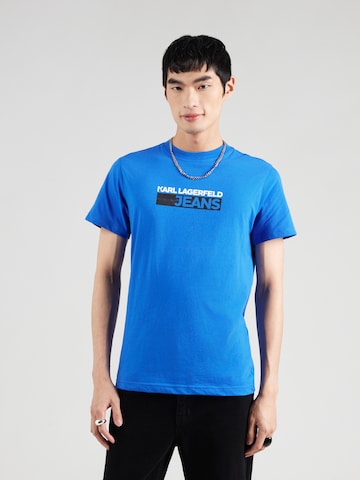 KARL LAGERFELD JEANS Särk, värv sinine: eest vaates