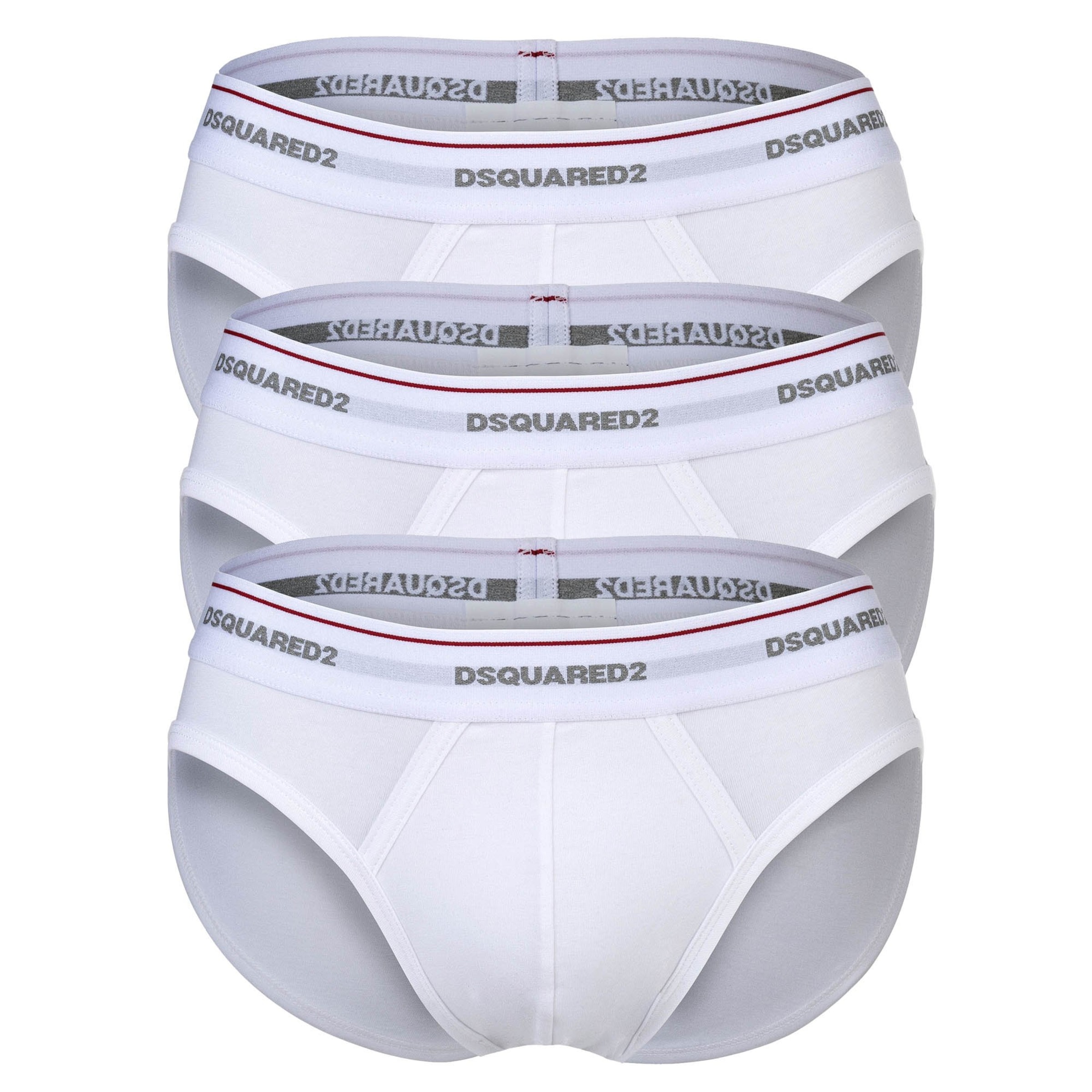 Slip di DSQUARED2 in bianco: frontale