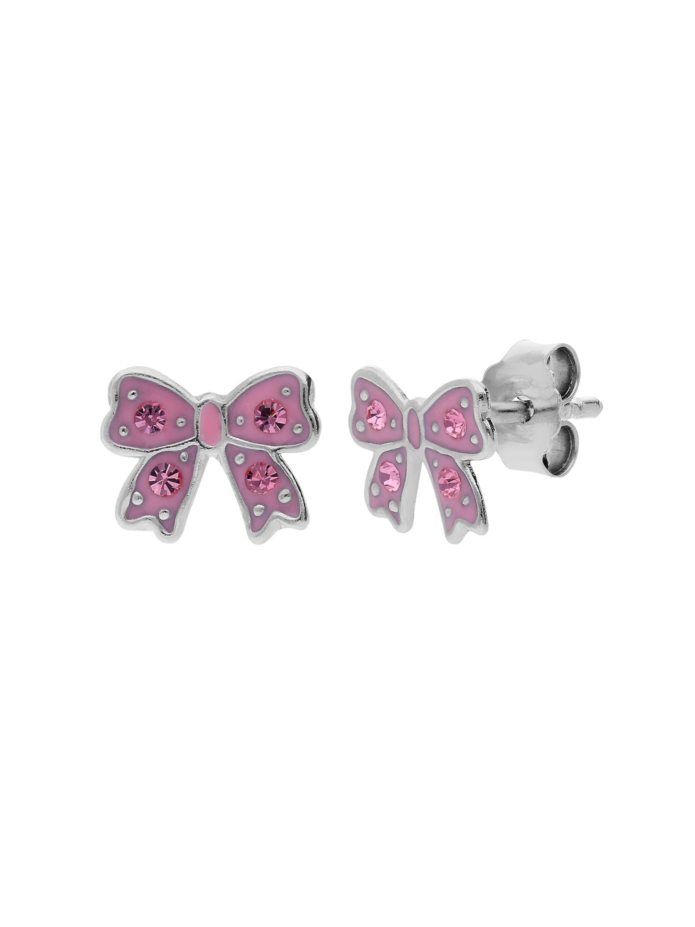 Boucles d'oreilles Lucardi en argent : devant