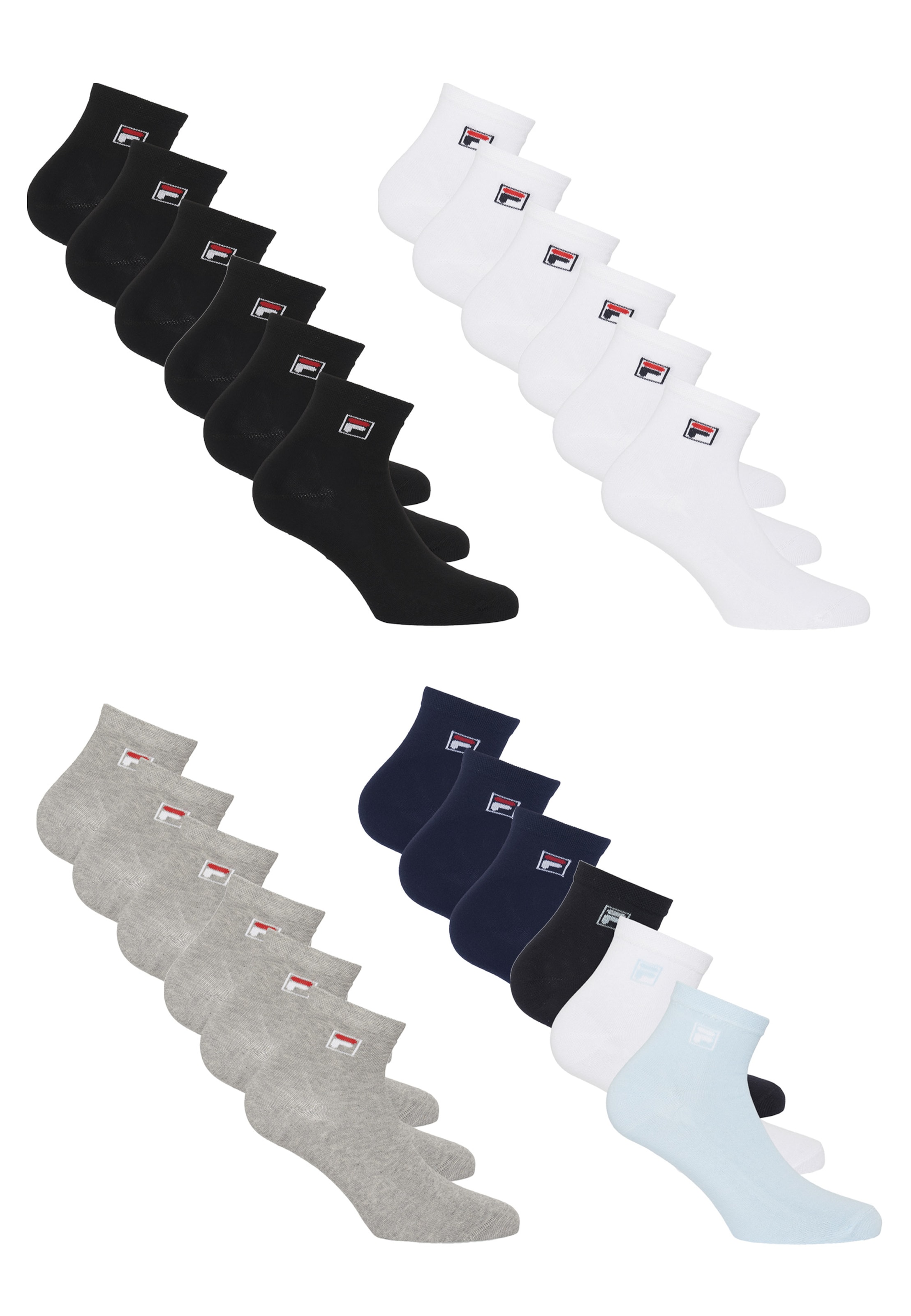 FILA Socks in Grey: front