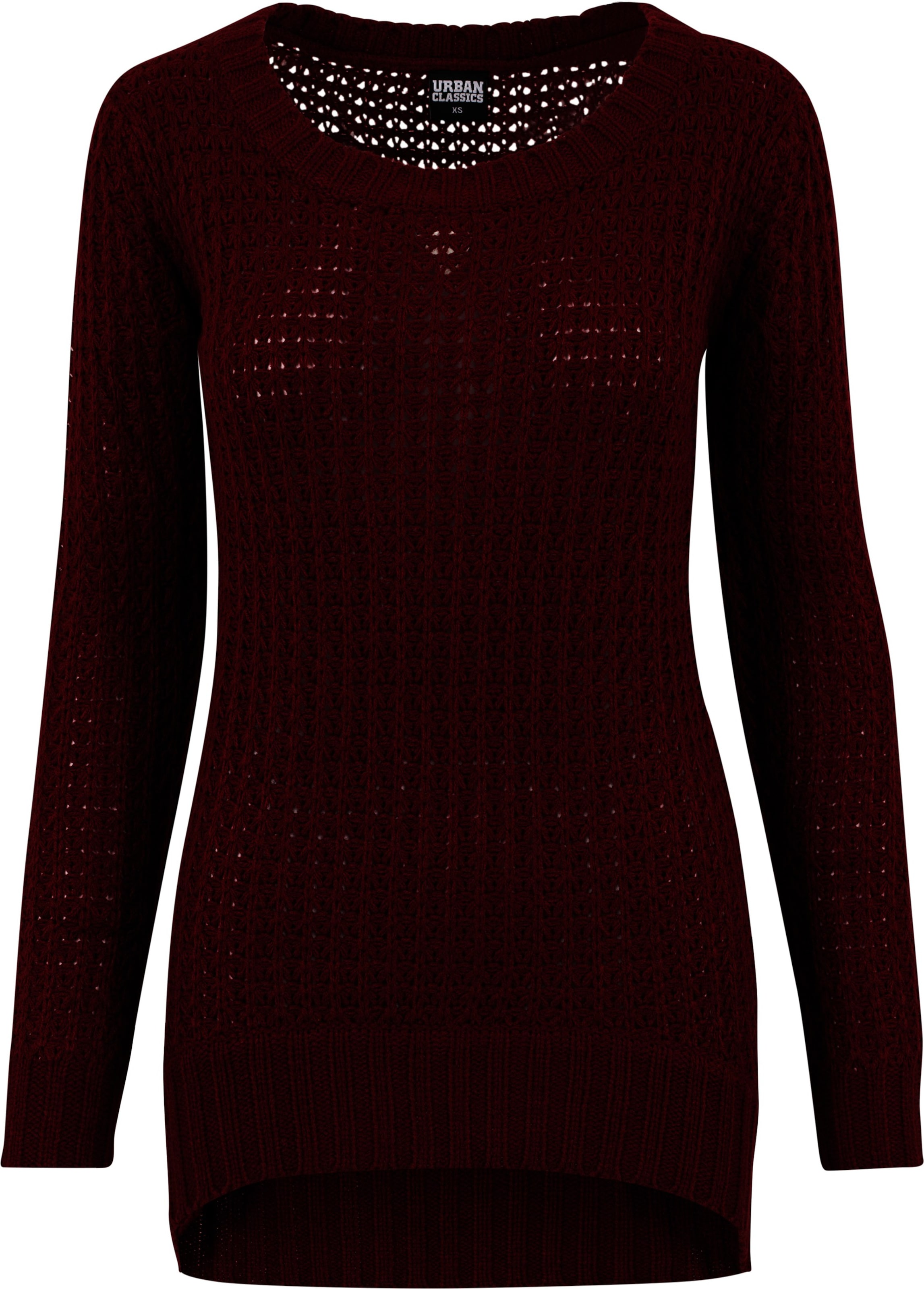 Urban ClassicsPulover - crna boja: prednji dio