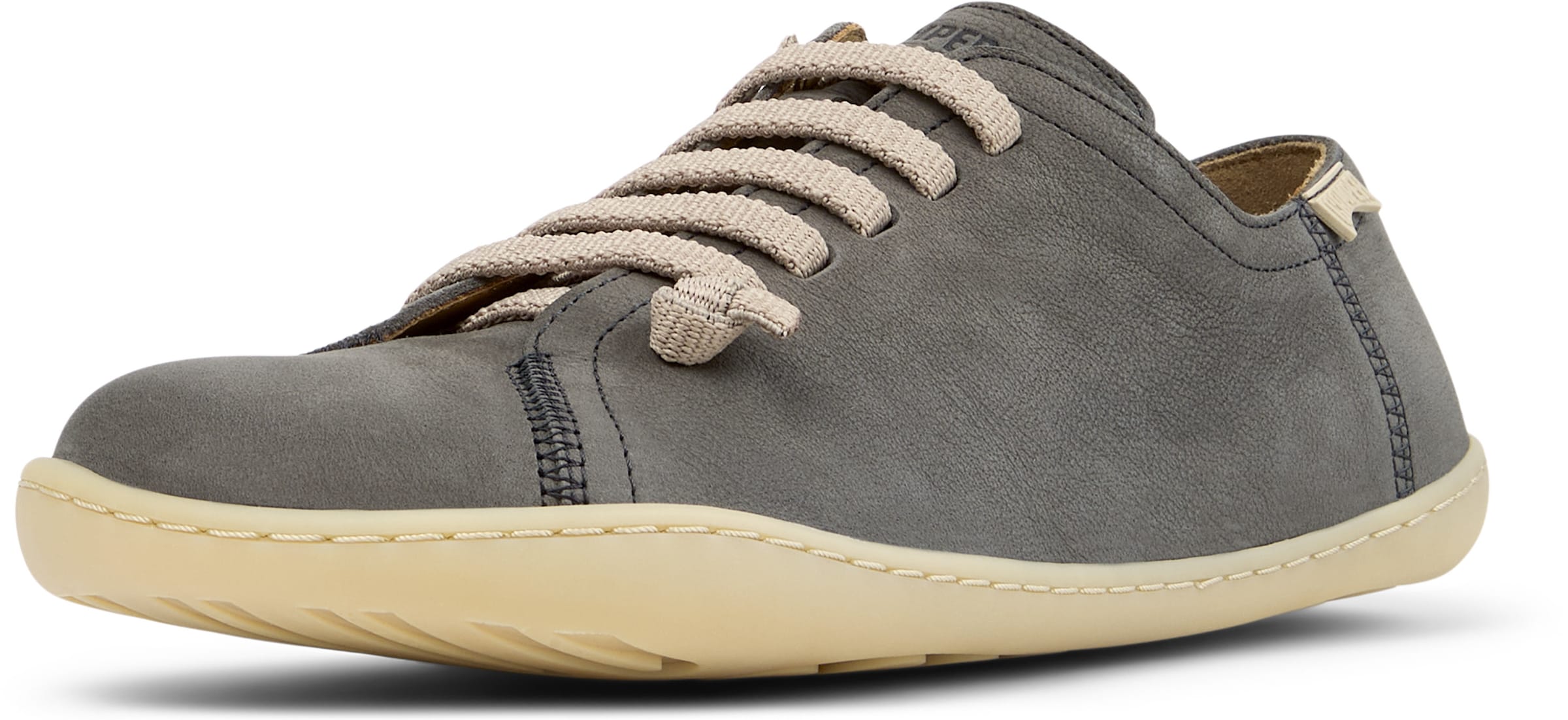 Baskets basses ' Peu Cami ' CAMPER en gris : devant