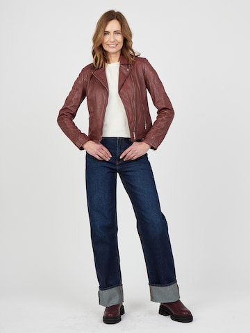 JCC Lederjacke in Rot