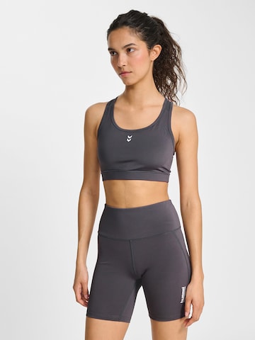 Hummel - Soutien Bustier Soutien de desporto 'PULSE' em preto: frente