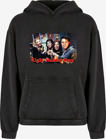ABSOLUTE CULT Sweatshirt 'Friends - Ugly Naked Guy' in Black: front