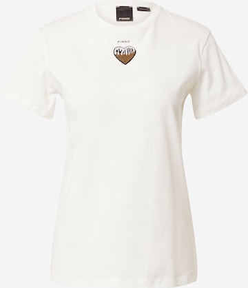 PINKO Koszulka 'TRAPANI' w kolorze biały: przód