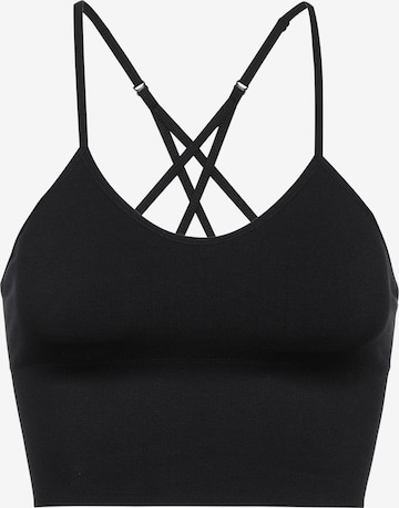 UNIFIT Sports Bra in Black: front