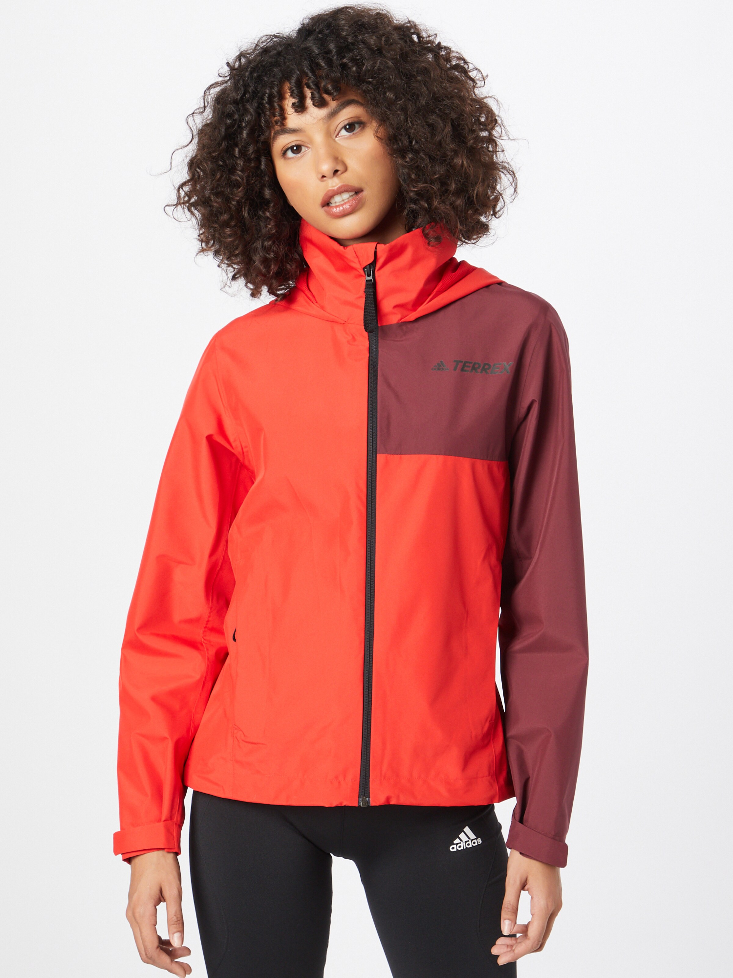 ADIDAS PERFORMANCE Outdoor Jacket in Light Red, Blood Red | ABOUT YOU