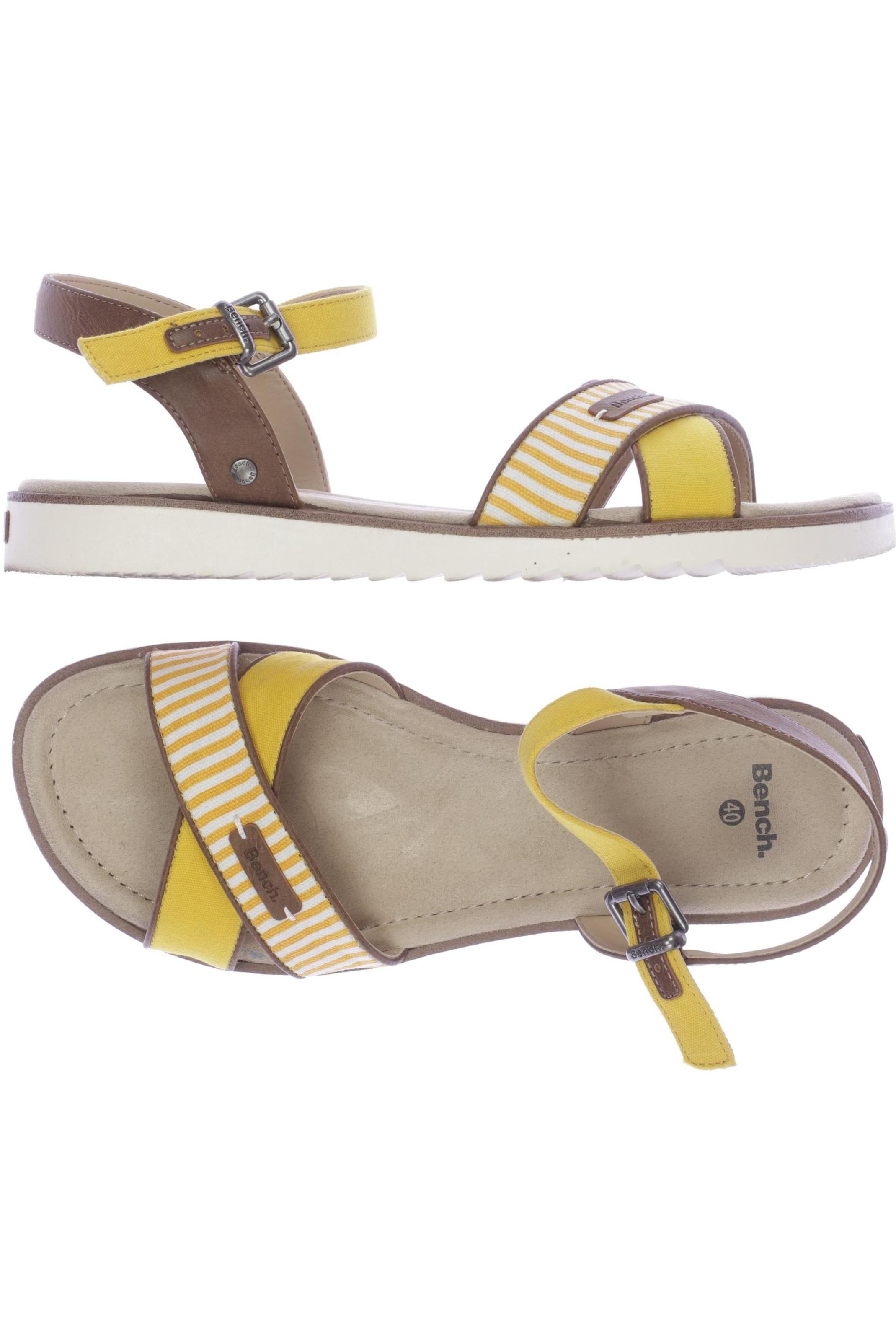 BENCH Sandalen 40 in Gelb: Vorderseite