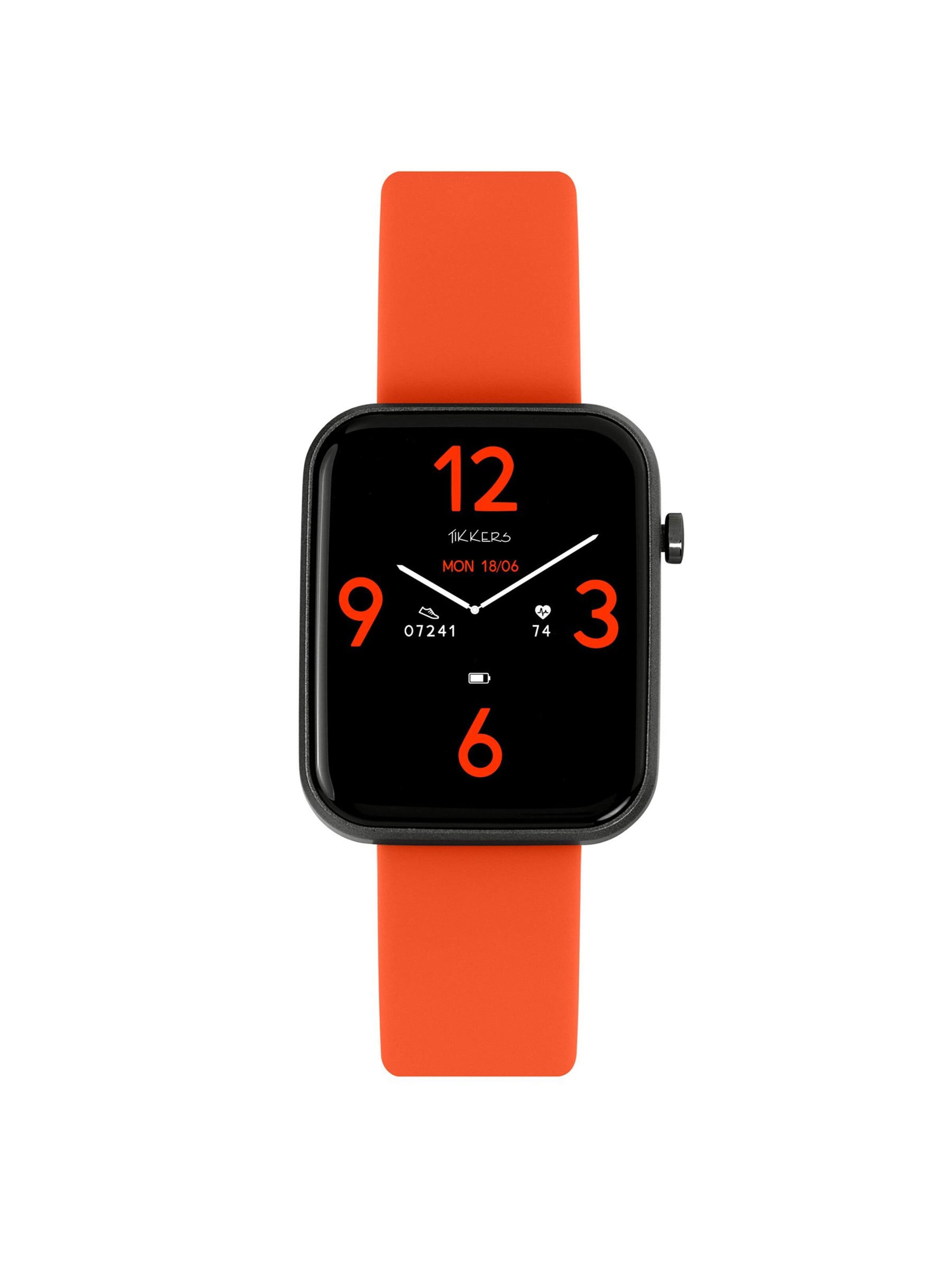 Montre 'Tikkers Smart Watch Serie 13 Silikonband' Tikkers en orange