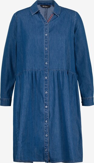 Ulla Popken Robe-chemise en bleu denim, Vue avec produit