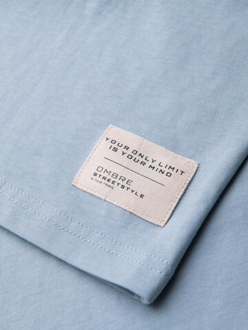 Ombre Shirt in Blauw