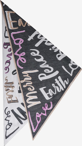 Foulard CODELLO en noir : devant