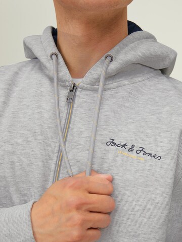 JACK & JONES - Sudadera con cremallera 'Berg' en gris