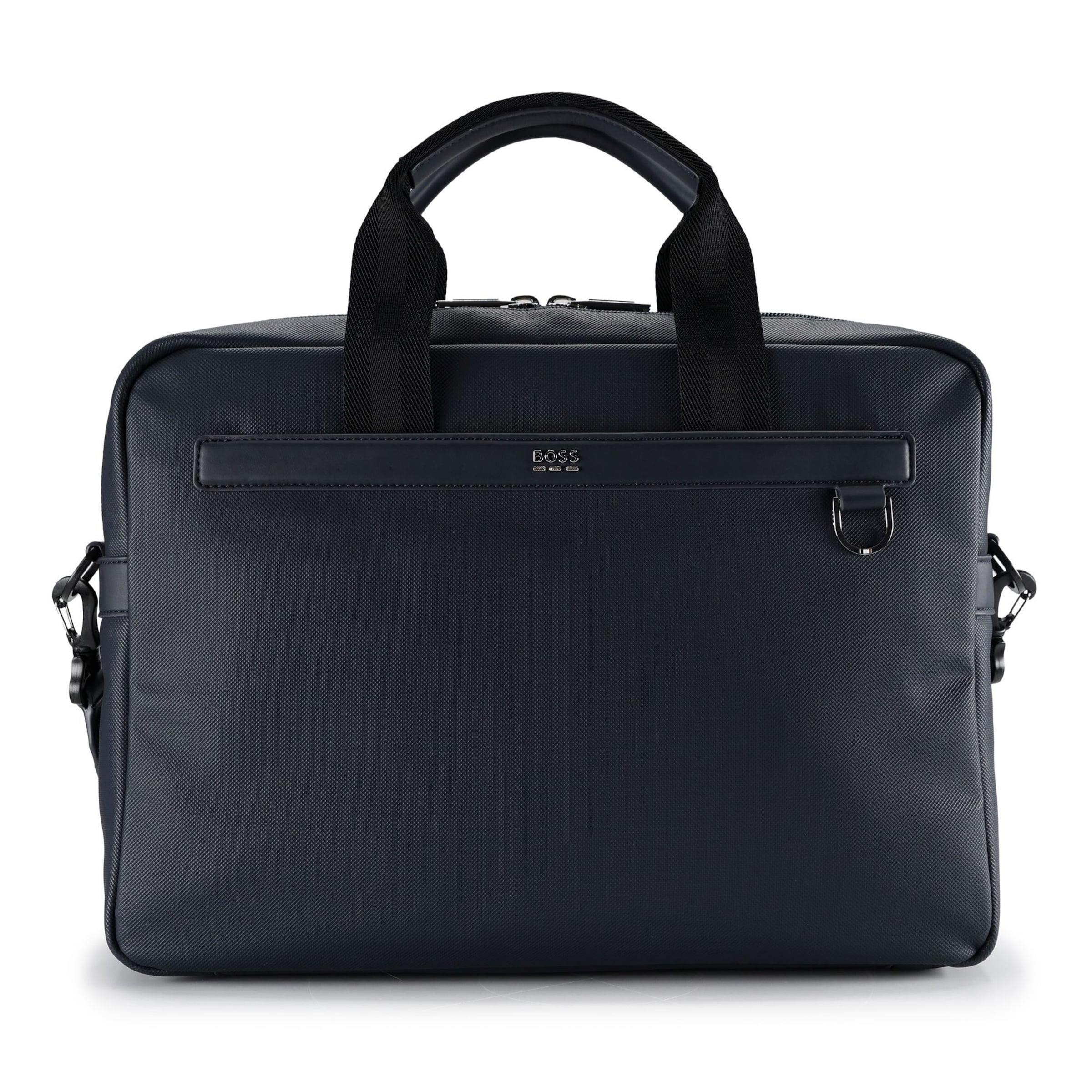 Porte-documents BOSS en bleu : devant