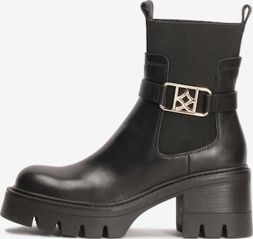 Boots di Kazar in nero: frontale