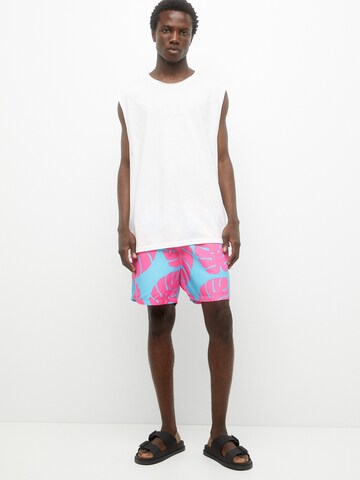 Pull&Bear Badshorts i blå