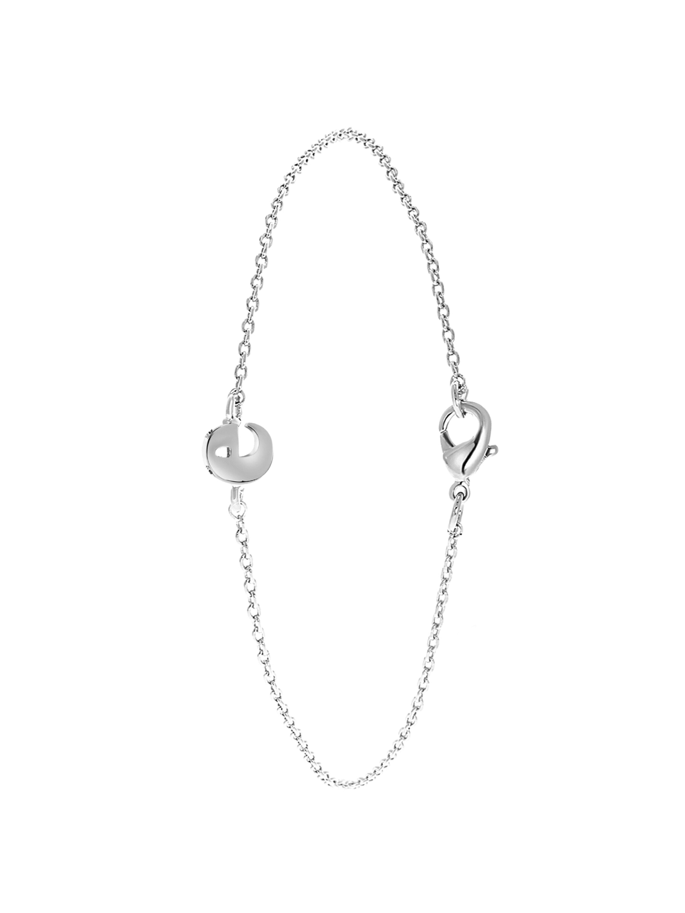 Lucardi Bracelet in Silver: front