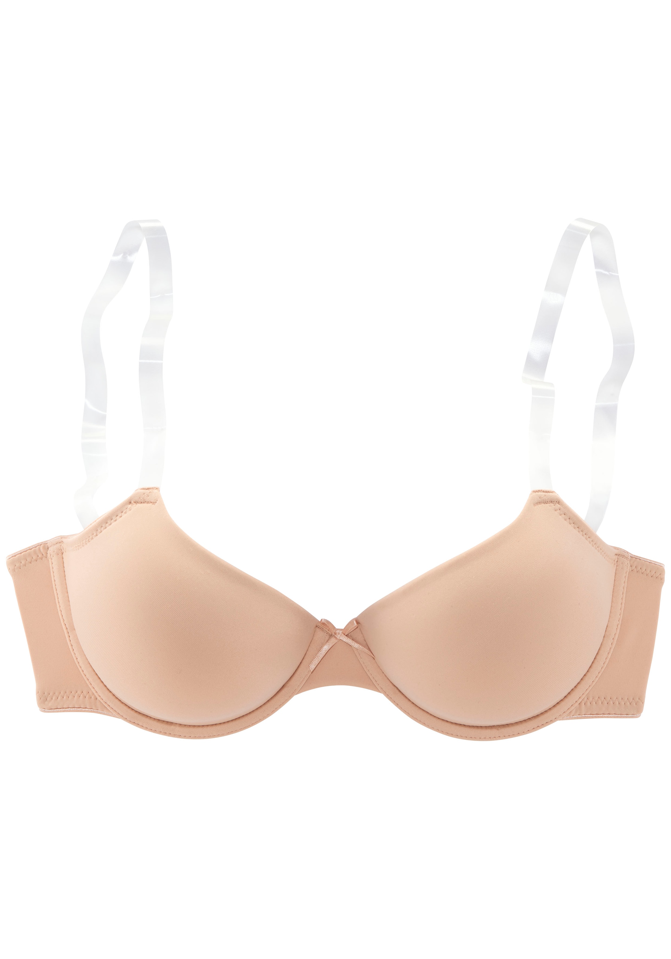 LASCANA Biustonosz w kolorze beżowy: przód