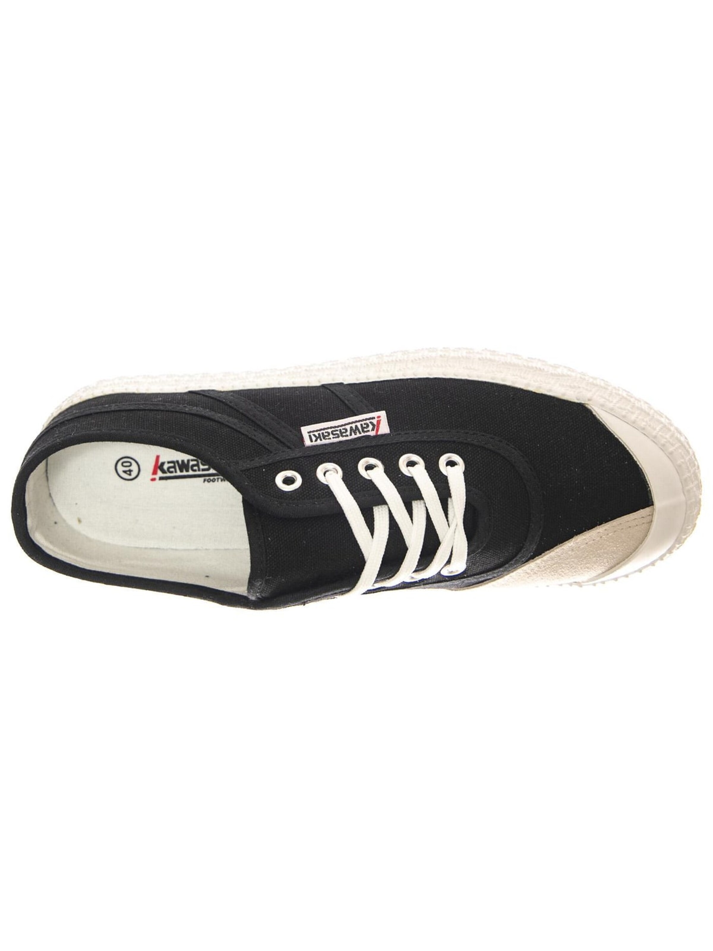 KAWASAKI Athletic lace-up shoe in Black