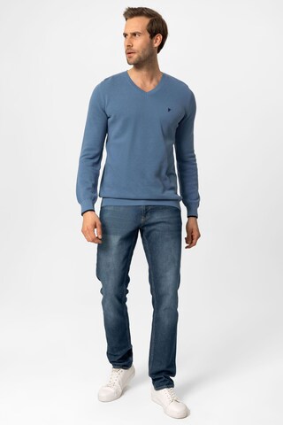 DENIM CULTURE - Jersey 'Romario' en azul