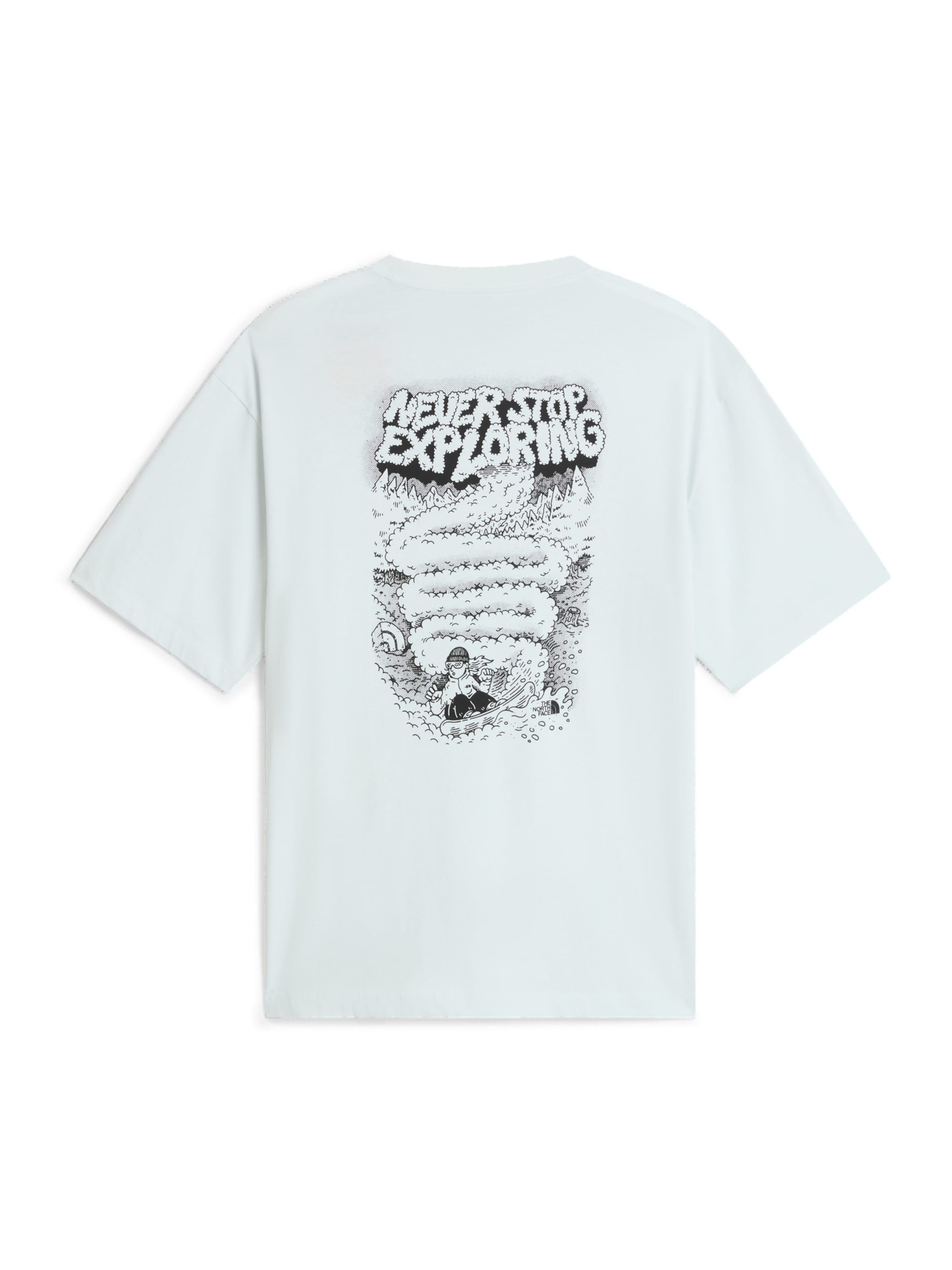 THE NORTH FACE Shirt 'Never Stop Carving' in Grijs